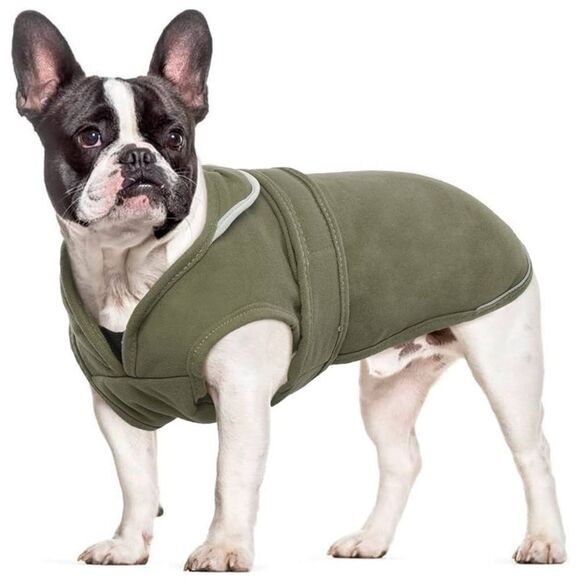 Kuoser Other - Kuoser Canvas Dog Winter Coat Reflective Fleece size XL army green